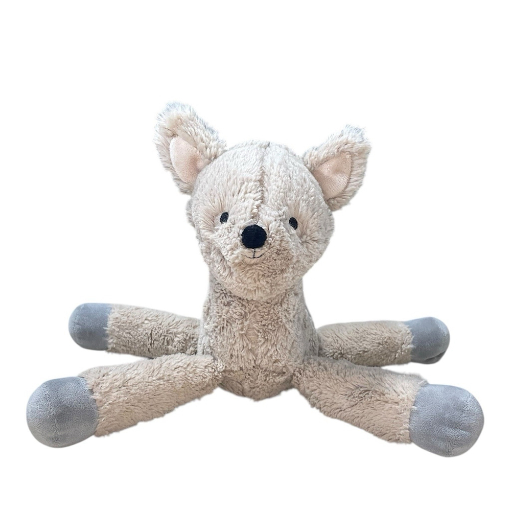 Lambs & Ivy Meadow Collection Deer Fawn Plush Stuffed Animal Baby Toy 12” - Picture 6 of 14